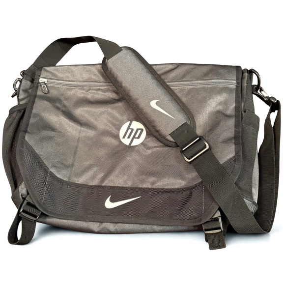 Nike Messenger Laptop Travel Bag w/ HP Logo - Picture 1 of 15
